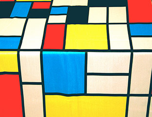 Print - Mondrian Square Tablecloths 