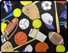 Sports 54" Square Tablecloths