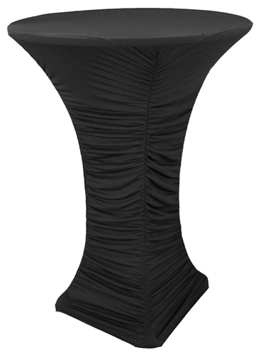 Rouge Pleat Spandex Cocktail Tablecloth