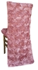 Rose Satin Tuxedo Chair Cap