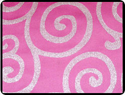 Metallic Scroll 72" x 120" Rectangle Tablecloths