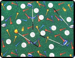 Golf 90" Round Tablecloths