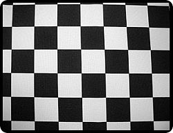 Racing Checks 90" Round Tablecloths