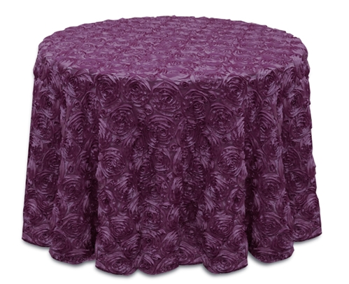 Rose Satin Tablecloth