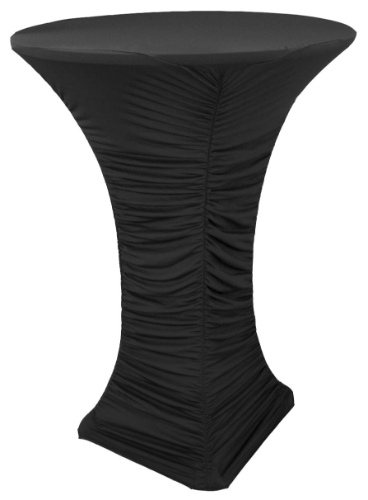 Rouge Pleat Spandex Cocktail Tablecloth