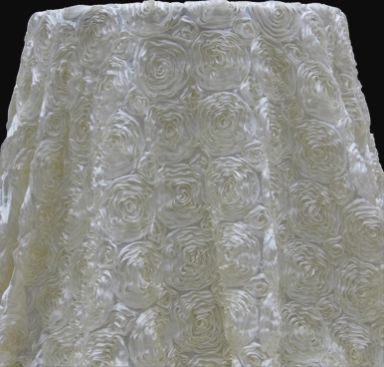 Rose Satin Tablecloth