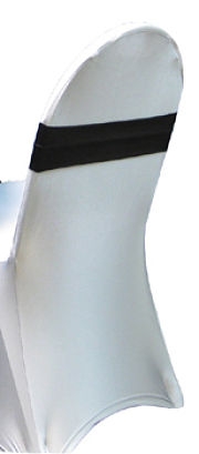 Black Spandex Chair Band