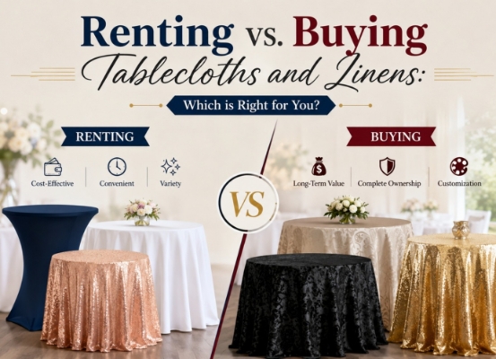 Renting vs. Buying Tablecloths and Linens